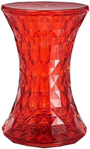 Table d'appoint en acrylique transparent marron décoration design