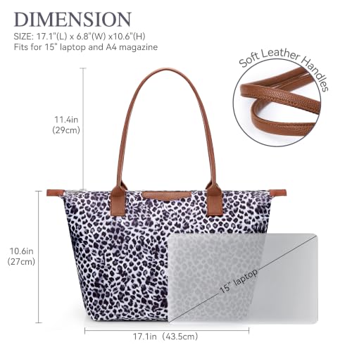 Image of Tote Bag for Women, Casual Hobo Foldable Shoulder Zipper Handbag
