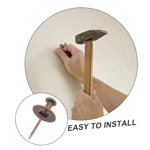 Image of 20pcs Picture Hanging Push Decorative Wall Tacks for Frames Stylish Home Organization Multi-Functional Use for Keys and Artwork
