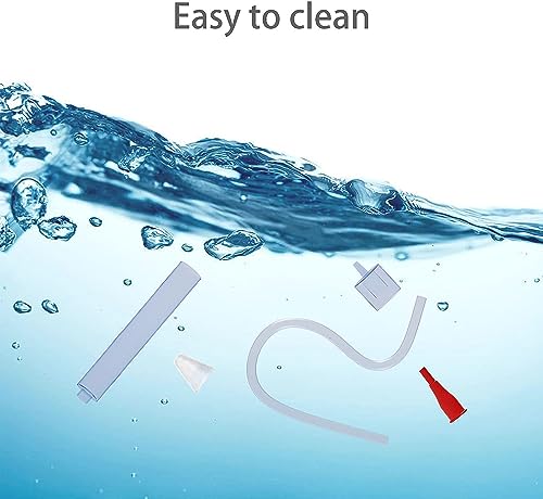 Baby Nasal Aspirator with 24 Hygiene Filters, Mucus Aspirator for Baby, Cleanable and Reusable Nasal Congestion Relief for Infant - Thumbnail 5