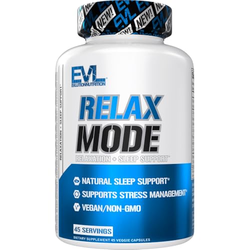 Evlution Nutrition RelaxMode - Natural Sleep Support - with L-Theanine,