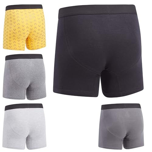 True Religion Cotton Stretch Mens Boxer Briefs, Mens Underwear Pack of 5