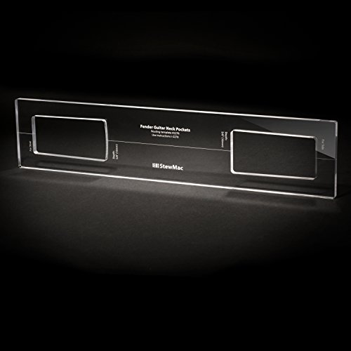 StewMac Neck Pocket Routing Template for Fender Guitar