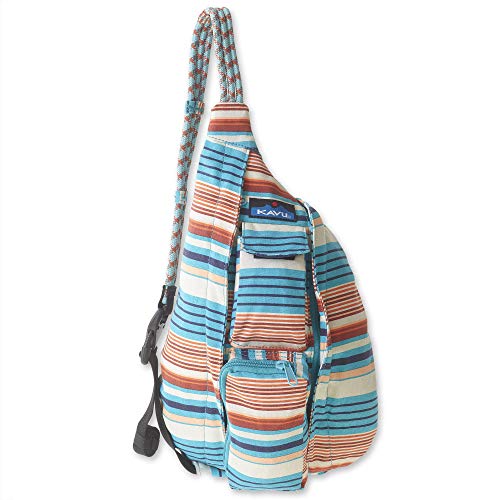 KAVU Mini Rope Bag Cotton Crossbody Sling ​ - Cascade Stripe