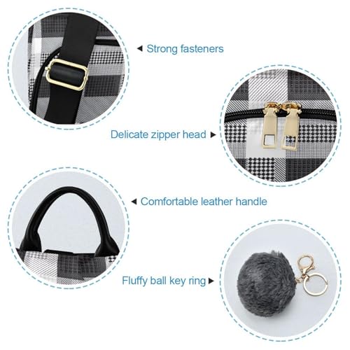 Mochila de viaje antirrobo con pompones para tus escapadas 6