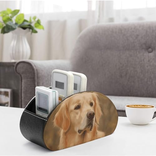 Organiseur de télécommande Golden Retriever idéal pour votre chambre à coucher