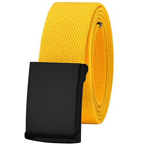 Image of Falari Canvas Web Belt Fully Adjustable Cut to Fit Golf Belt Flip Top Buckle