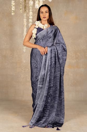 Image of MIRCHI FASHION Saree for Woman Chiffon Shibori Printed | Lightweight Regular Use and Professional Office Sari with Blouse Piece