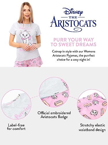 Disney Pajama for Women | Ladies Aristocats Pajamas | Cotton Short PJ Set3
