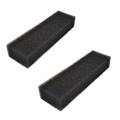 HQRP 2-pack Mechanical Foam Aquarium Filter compatible with Coralife Biocube 29 / BioCube 14 Sump Modification