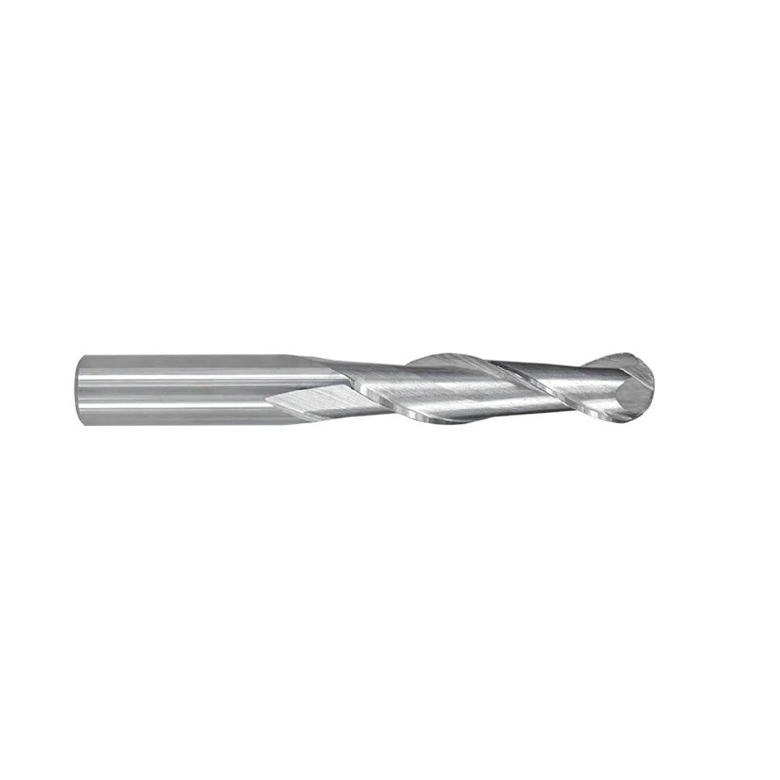 1pcs Carbide Ball Nose Milling Cutter, 4mm 6mm Shank, 2 Flute Spiral Router Bit for Woodworking and Engraving(4x22x45)