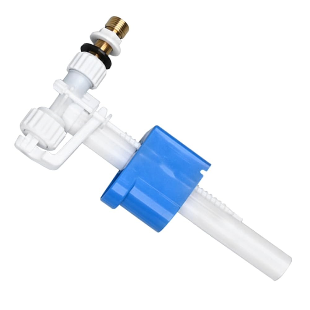 Xnuiasqe As Shown Cistern Filling Valve G3/8 G1/2 Inch Brass Connection Adjustable Toilet Inlet Valve Universal Cistern Fill Flush Valve