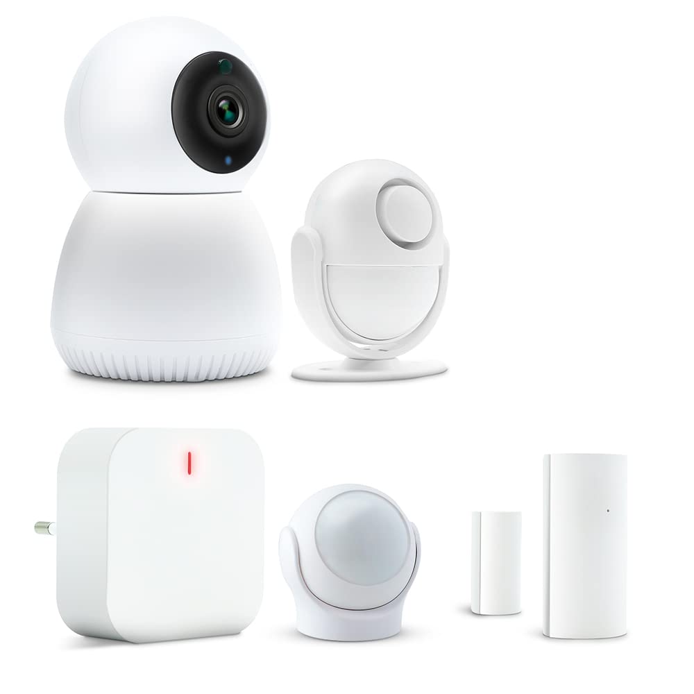 Metronic 495750 Kit de Seguridad de Alarma de, Blanco, 5 Unidades