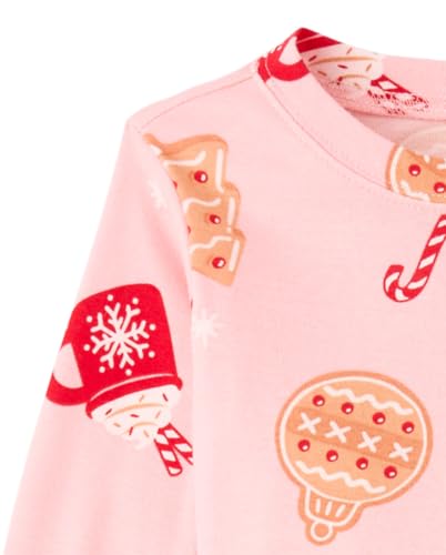 Image of The Children's Place Family Matching Holiday Long Sleeve Pajama Sets, Cotton