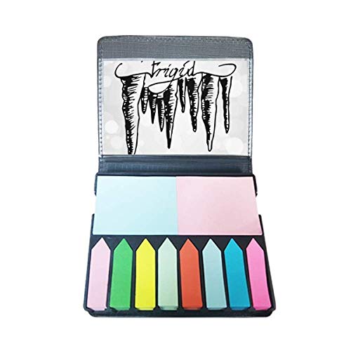 Marqueur couleur avec autocollant note icicle pour illustration et papeterie bureau