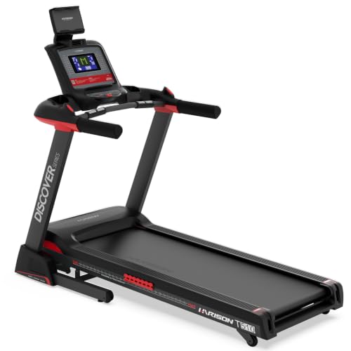 Image of HARISON Premium Home Treadmill, 3.0HP Motorized Running Machine with 15% Incline, 36 Programs, Hydraulic Folding Design, Heart Rate Monitor, Bluetooth Audio, Heavy-Duty Cardio Trainer