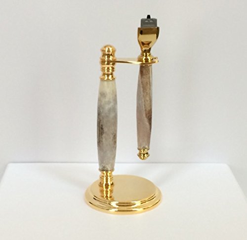 Gold Antler Razor Set (White)
