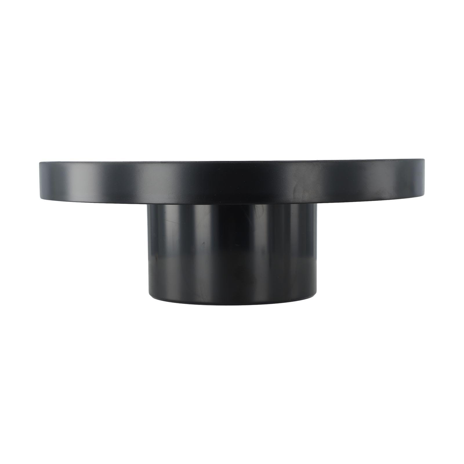 Bandeja redonda acrílica para té y bebidas, bordes lisos, antideslizante, perfecta para cocina, dormitorio, sala de estar, bandeja decorativa blanca para servir