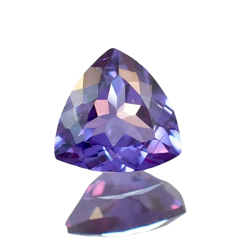 Alexandrite 8x8 mm trillion naturelle GH_NAT_11949 | Pierre précieuse pour haute joaillerie