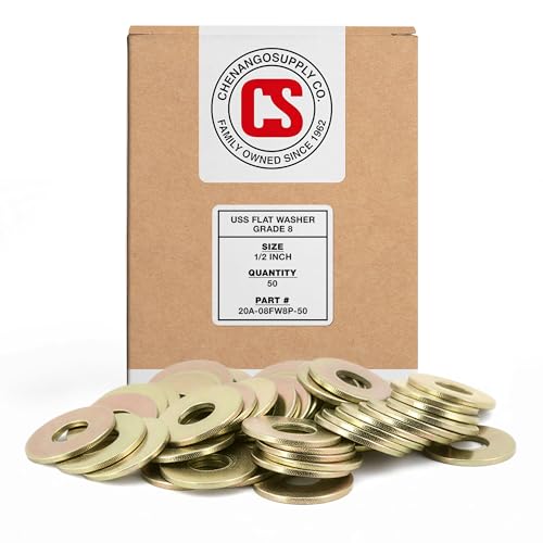 Chenango Supply 1/2 Inch Grade 8 USS Flat Washers