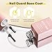 Makartt Gel Top Coat and Base Coat Kit: Clear Gloss Shiny No Wipe Stain Resistant General Top Coat Nail Polish UV and Primer for Acrylic Nails Dip Powder Gel Nail Polish Beauty Gift