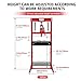 12 Ton H-Frame Hydraulic Shop Press, Heavy Duty Floor Shop Press with Adjustable Plates for Bending, Straightening, Bearing Removal & Automotive Repair