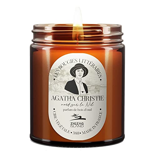 Bougie Agatha Christie Zigzag Island parfumée pour parfumer grand salon