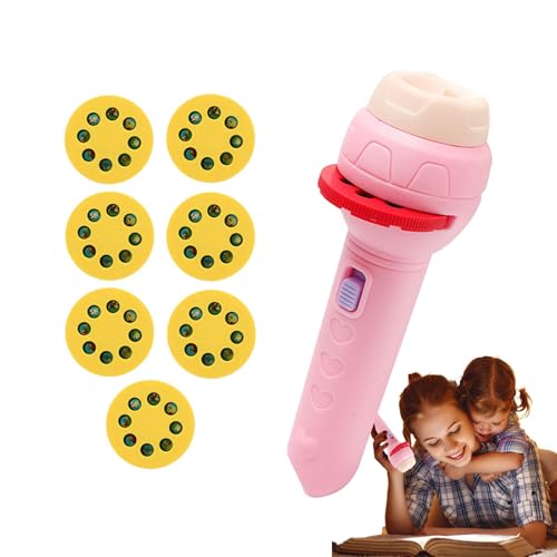 Torcia elettrica giocattolo proiettore giocattolo per lampada da soffitto, torcia da parete, 56 immagini, 7, tra cui frutta, veicoli, animali, torcia, un