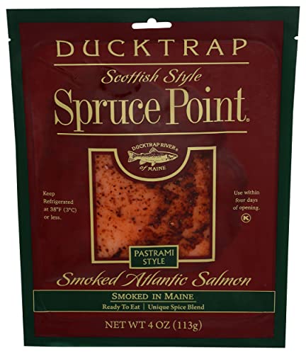 Ducktrap, Smoked Atlantic Salmon Pastrami Style, 0.25 lb