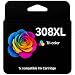 Produktbild Eurotone 308XL Patrone Farbig Color kompatibel für HP 308 308XL HP Envy 6120 6130 6520 6530 6110
