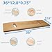 Slide Transfer Board with Handles,Made of Heavy-Duty Wood,Mobility Aid for Senior and Handicap,Load Capacity Up to 500 lbs,36 * 12.8 * 0.75