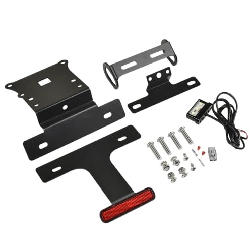Support Plaque Immatriculation Z900RS Kit de Pièces Finition Course Haute Résistance