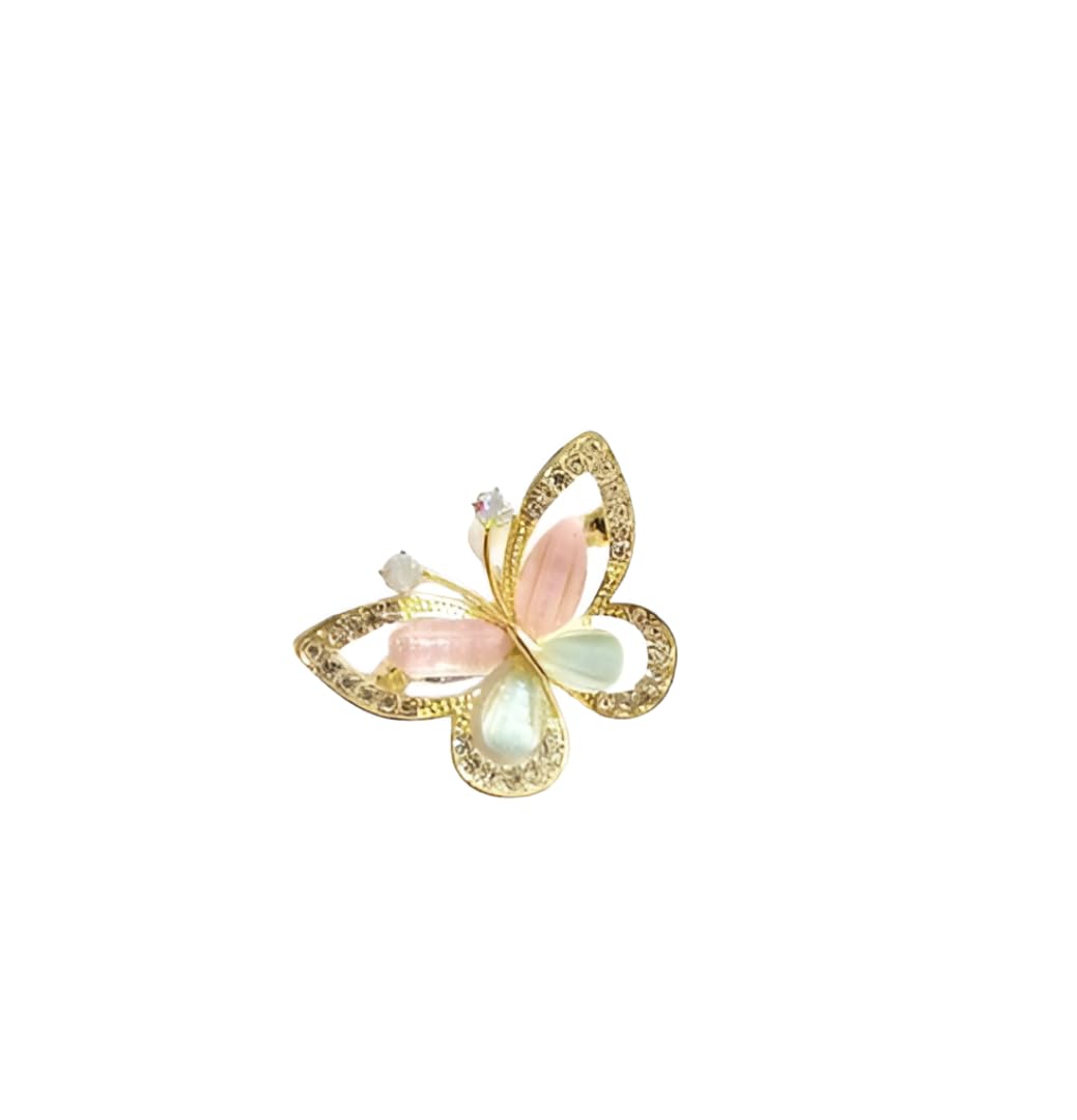 Butterfly Brooch for Women – Colorful Rhinestone Wedding Brooch Pin, Elegant Insect Jewelry, Fashion Metal Brooch for Saree, Scarf, Blazer, Party & Bridal Wear(1pcs, multicolore)-image-37