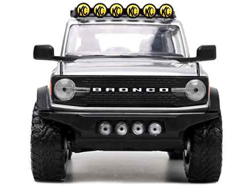 Jada Toys Just Trucks 1:24 Ford Bronco Gris miniatura 6
