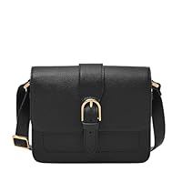 Fossil Women's Black Leather Zoey Crossbody Bag