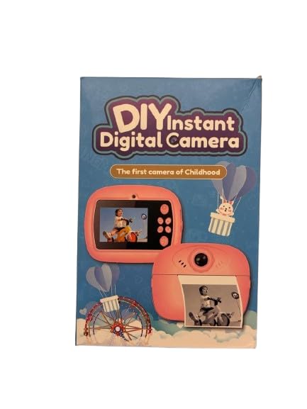 DIY Instant Print Mini Camera with Thermal Paper Printing, 2.4 Inch HD Screen, SD Card Support, Video Recording, Built-in Games, Music Player, Rechargeable Portable Camera-image-6