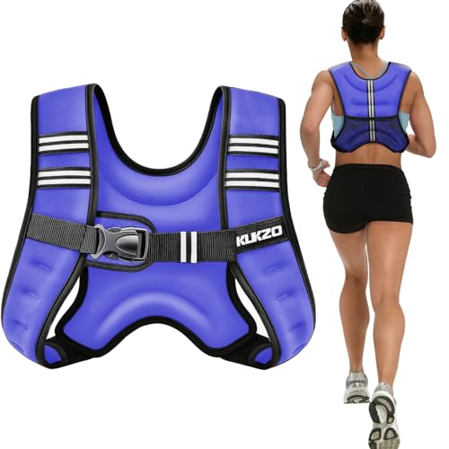 Image of Weighted Vest Woman 6 /8 /12 /16 /20 /25 /30lb Weight Vest for Women Men Body Weight Vests for Walking Strength Training Running Workout Jogging Fitness