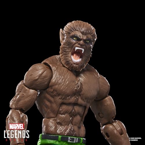 Marvel Legends Series Werewolf By Night, Marvel Comics Collectible 6-Inch Scale Action - image 5