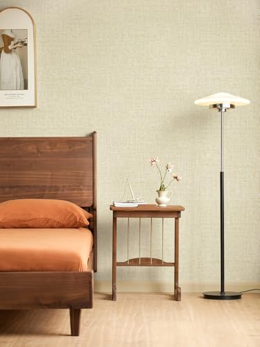 lenify Grasscloth Peel and Stick Wallpaper Beige Contact Paper 15.7inch x 393.7inch Vintage Grasscloth Faux Linen Wallpaper Textured Self Adhesive Removable Contact Paper Vinyl