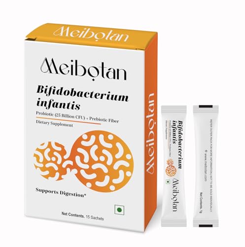 Image of Bifidobacterium Infantis 25 Billion Sachet Support Digestion & Gut Health | 1gm X 15 Sachet Mix Fruit Flavour for Men & Women