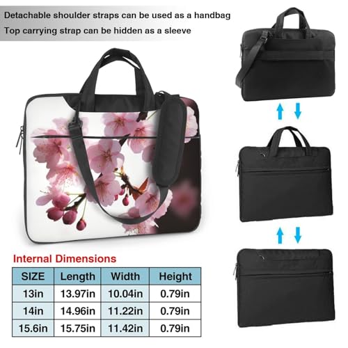 Bolso de hombro para laptop Tempting Cherry Blossoms miniatura 2