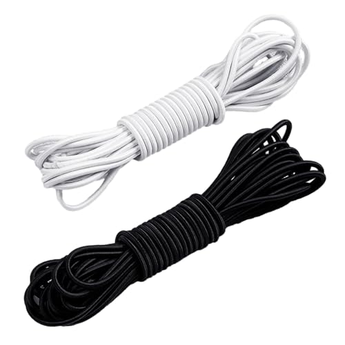 {Cuerda Elastica 3Mm Colores Cuerda Elastica Cuerda elástica de 20 m, cuerda elástica de 3 mm, cuerda elástica redonda, cuerda de goma elástica, cierre de cuerda...