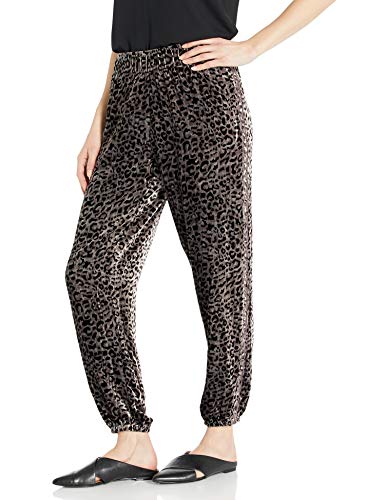 JWLA By Johnny Was Women's Leopard Velvet Jogger Pants, Multi, XX-Large