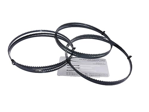 SMI 3er SET Holz-Bandsägeblatt 1400 x 6 x 0,65 mm 14 ZpZ z.B für Einhell Bandsäge TC-SB 200/1, Scheppach HBS30 Sägeband