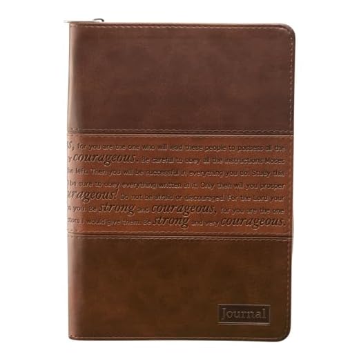 Courageous Joshua Bible Journal, Brown