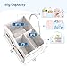 Maliton Baby Diaper Caddy, Car Organizer with Handle, Felt Diaper Caddy for Baby Boy Girl, Changing Table Organizer for Baby Stuff, 16