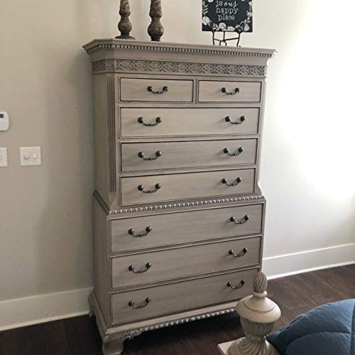 Lbfeel 3.5" 4.25" Shabby Chic Drawer Pulls Handles Antique Bronze Kitchen Cabinet Drop Bail Pull Handle (3.5" Hole Center To Hole Center, 1 Pack, Antique Black) #TOP6