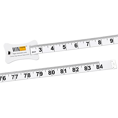 Cinta de Medir PVC para Caballos y Ponis 84 in Blanca miniatura 3
