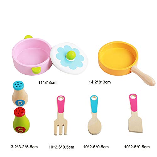 HO-TBO Küche Spielzeugsets, Kleine Köche Küche, Spielküche for Kleinkinder Spielzeug-Zubehör-Set Kinder Küche Spielset… – Bild 4