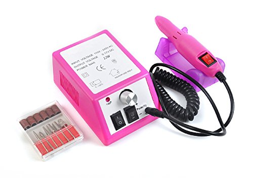 YIMART Powerful 20000RPM Nail Electric Drill Manicure Machine Set 12W Electric Nail Drill Sanding File Bit Drill Machine Nail Art Tools